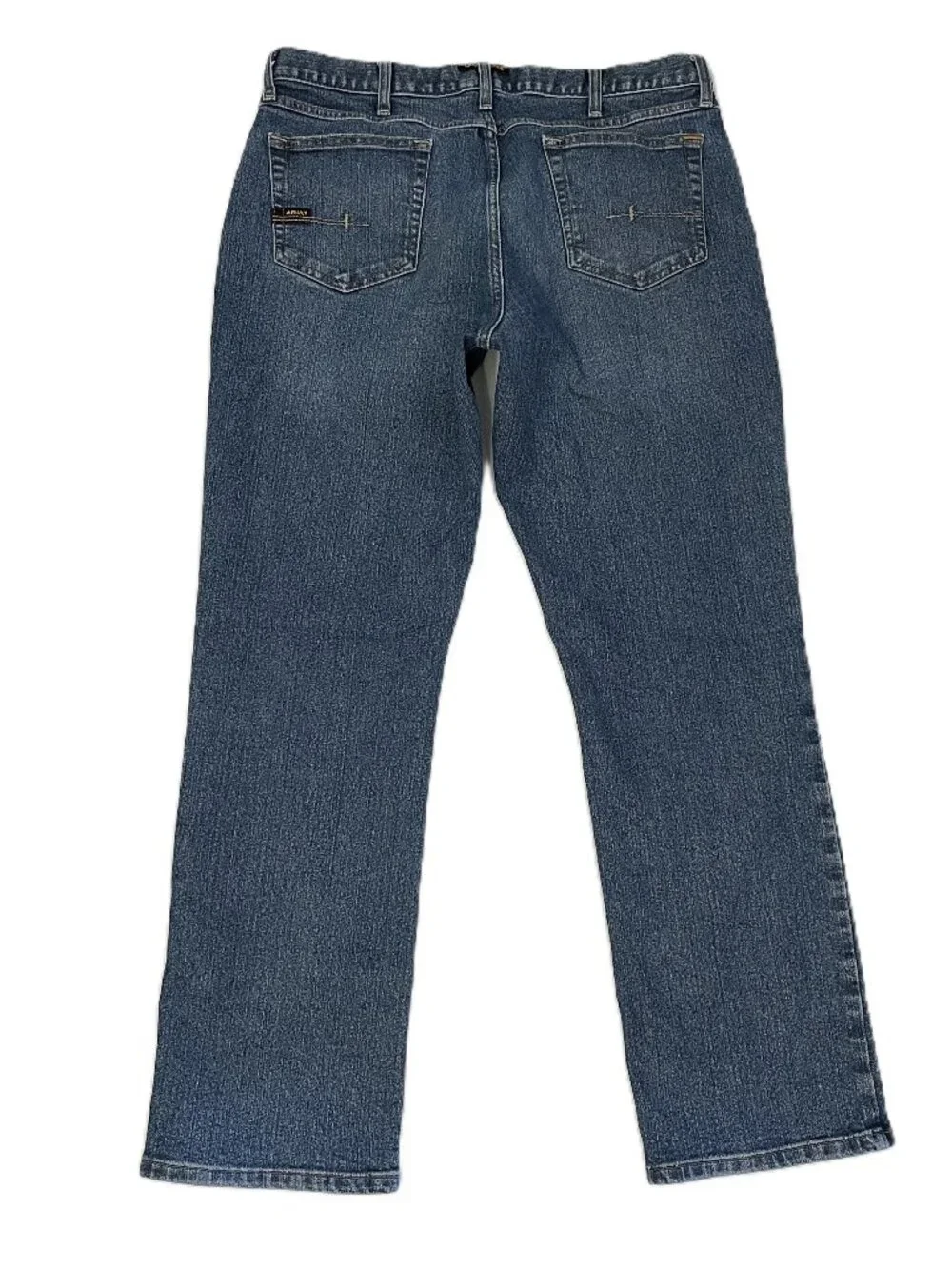 Ariat Rebar M4 Jeans Mens 36x34 Blue Relaxed Bootcut Construction Workwear
